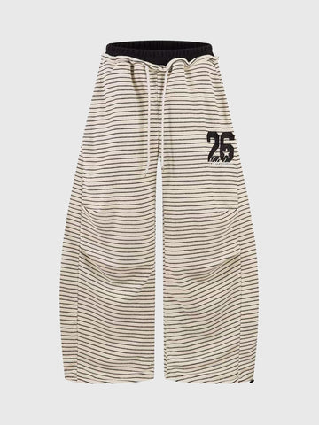 Line Study Pants – Cream Stripe