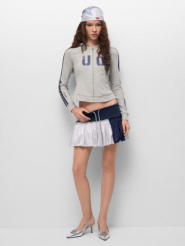 Playbook Patch Hoodie – Cloud Marl