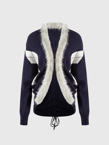 Soft Verge Sweater Jacket – Ink Blue