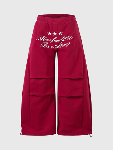 No.240 Cargo Pants – Cherry Red