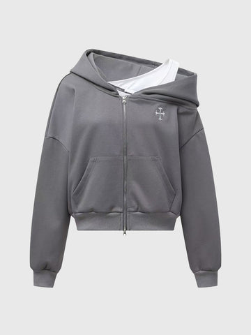 Tilt Frame Hoodie – Cloud Grey