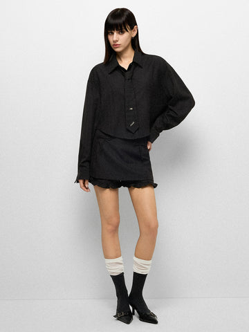 Edge Mark Shirt - Coal Shade