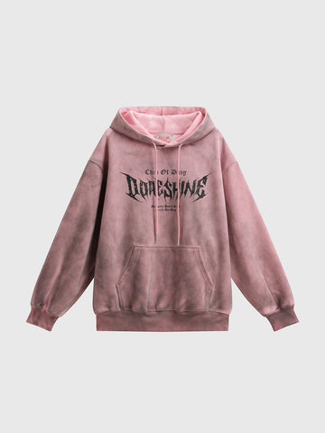 Eclipse Fade Hoodie - Dusty Pink