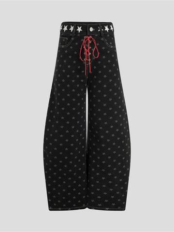 Midnight Mascot Pants - Black Star
