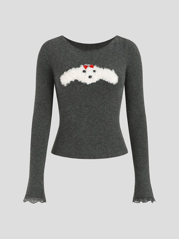 Puppy Pile Sweater - Stone Fur