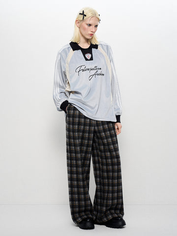 Slumber Check Pants - Charcoal Haze