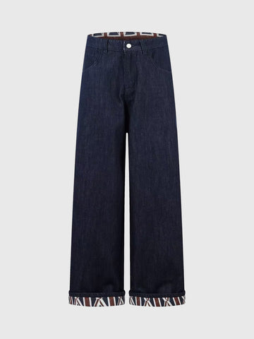 Midnight Banner Denim Pants – Navy Indigo