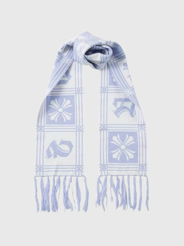 Decoded Knit Scarf – Mist Blue