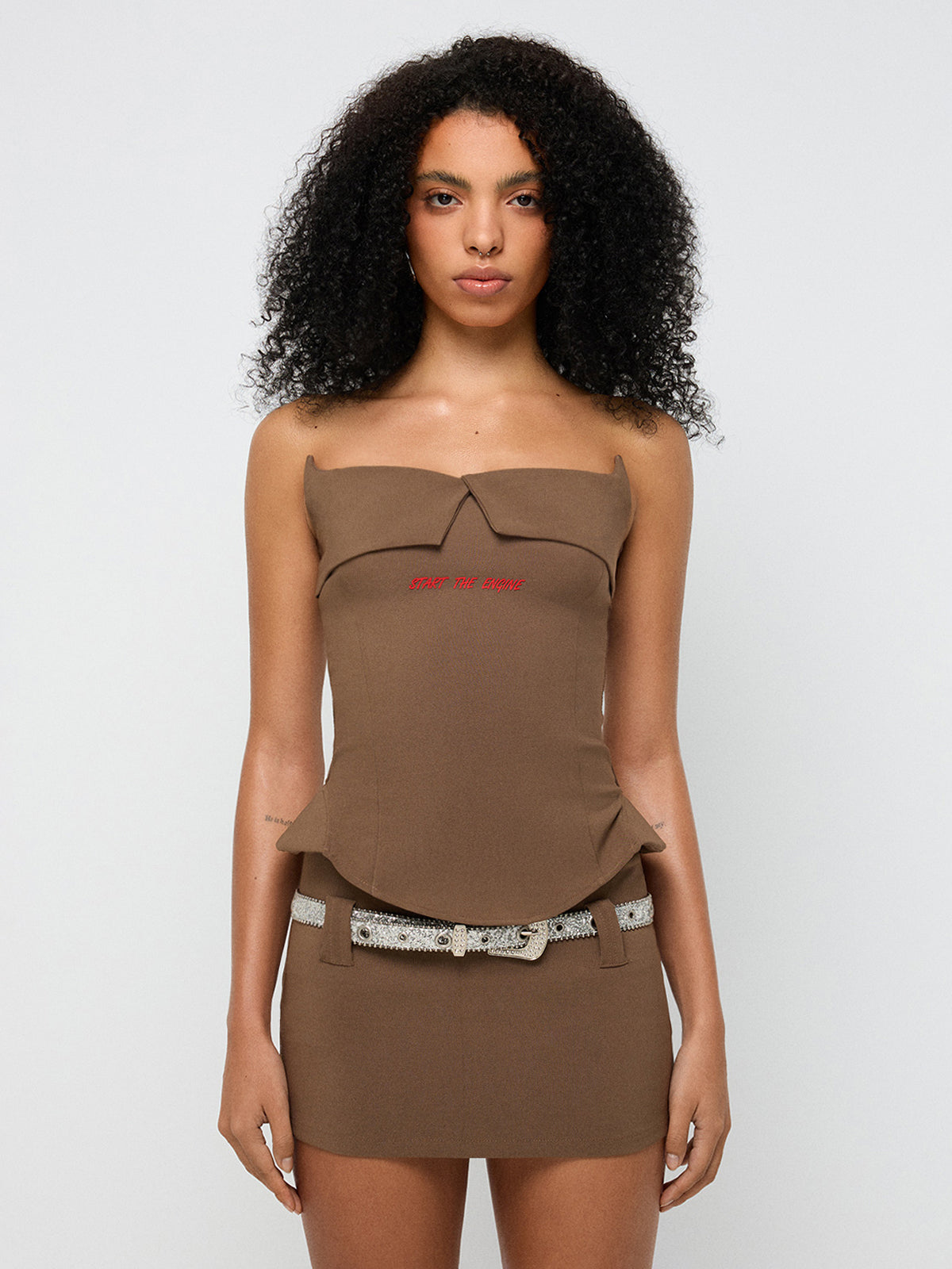 Start the Engine Sculpt Tank – Cocoa Brown
