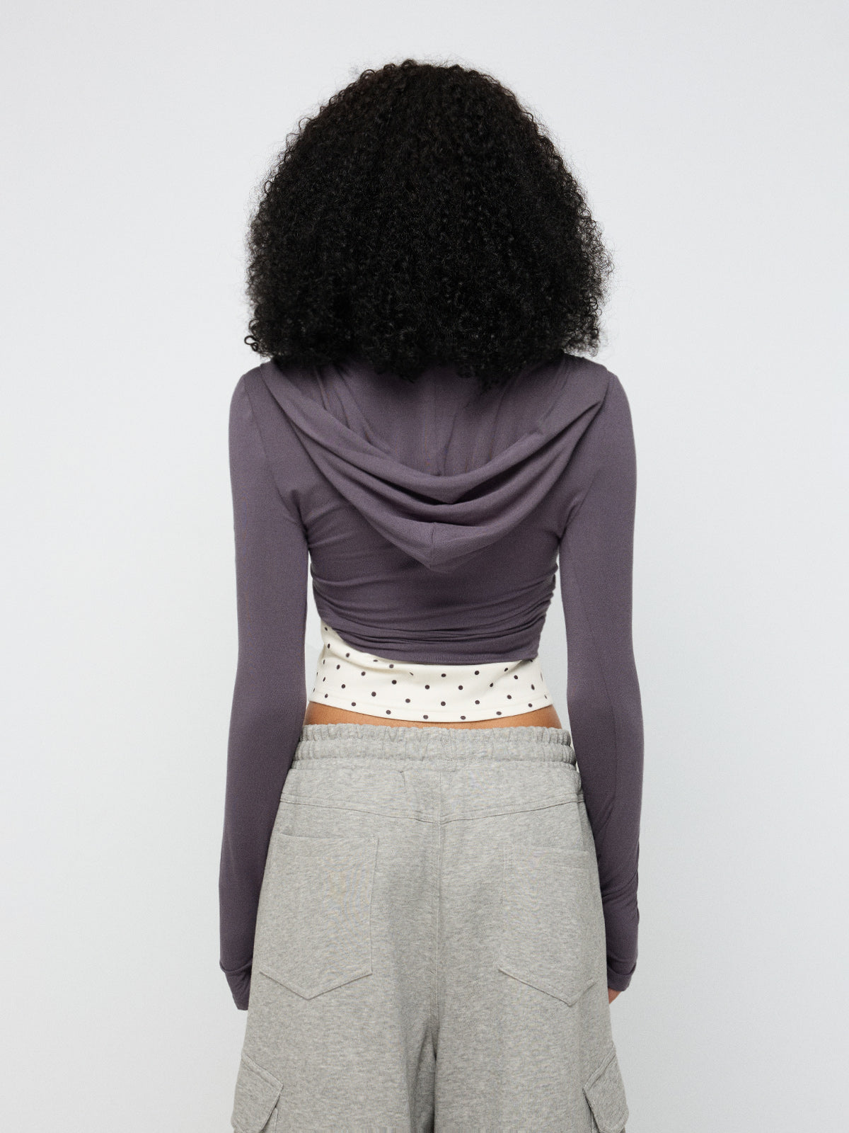 Final Hold Sleeve Top – Smoke Grey