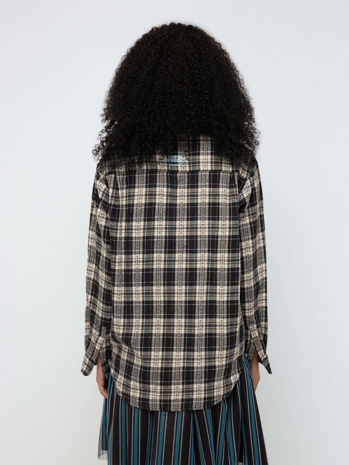 Soft Threat Bow Shirt – Shadow Check