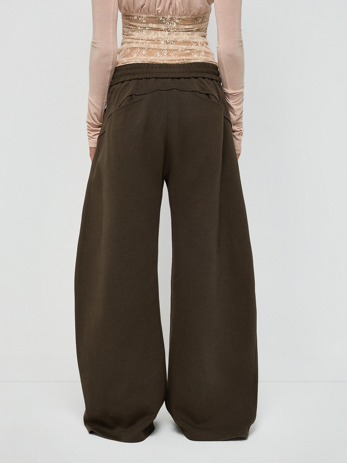 Sideway Yes Barrel Pants – Army Green