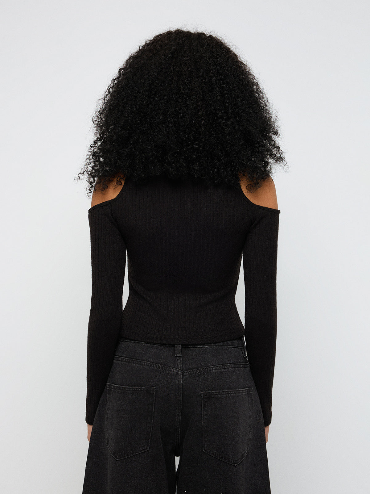 Night Watch Slim Knit Sweater – Ink Black