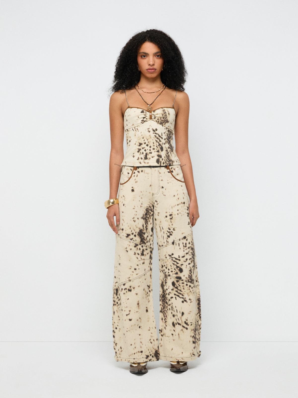 Wild Card Body Tank – Leopard Sand