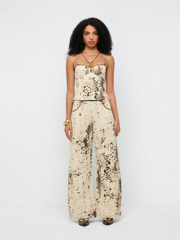 Wild Card Body Tank – Leopard Sand