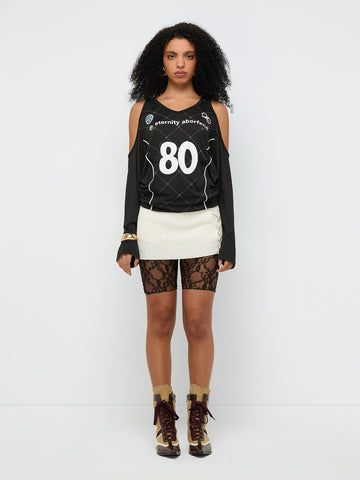 Eighty Cut Varsity Jersey – Charcoal Black