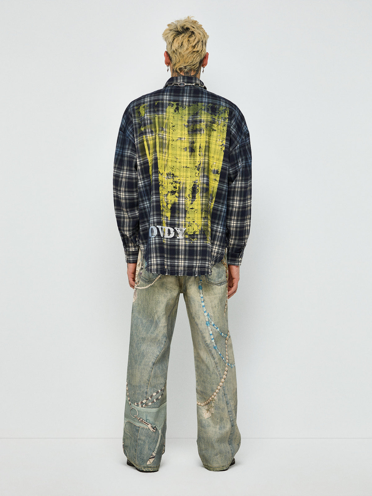 Skipped Class Check Shirt – Black Yellow