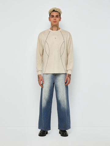 No Syllabus Sweatshirt – Cream White