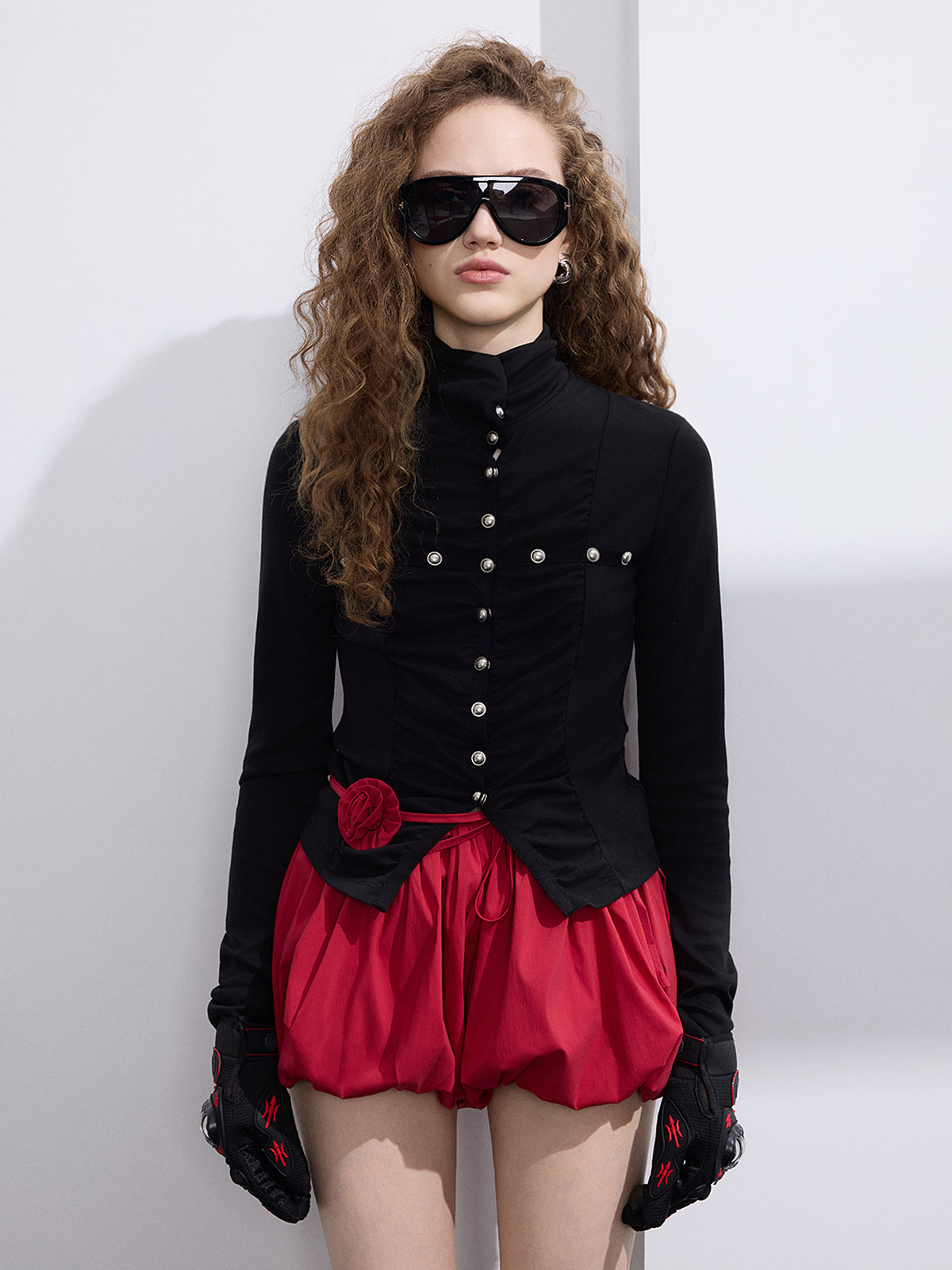 Dark Spark Stud Jacket - Onyx Black