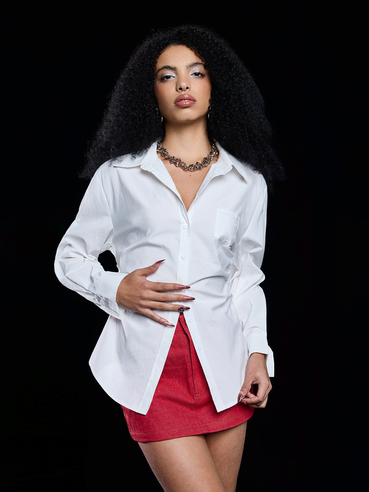 Dean’s List Waist Shirt – Paper White