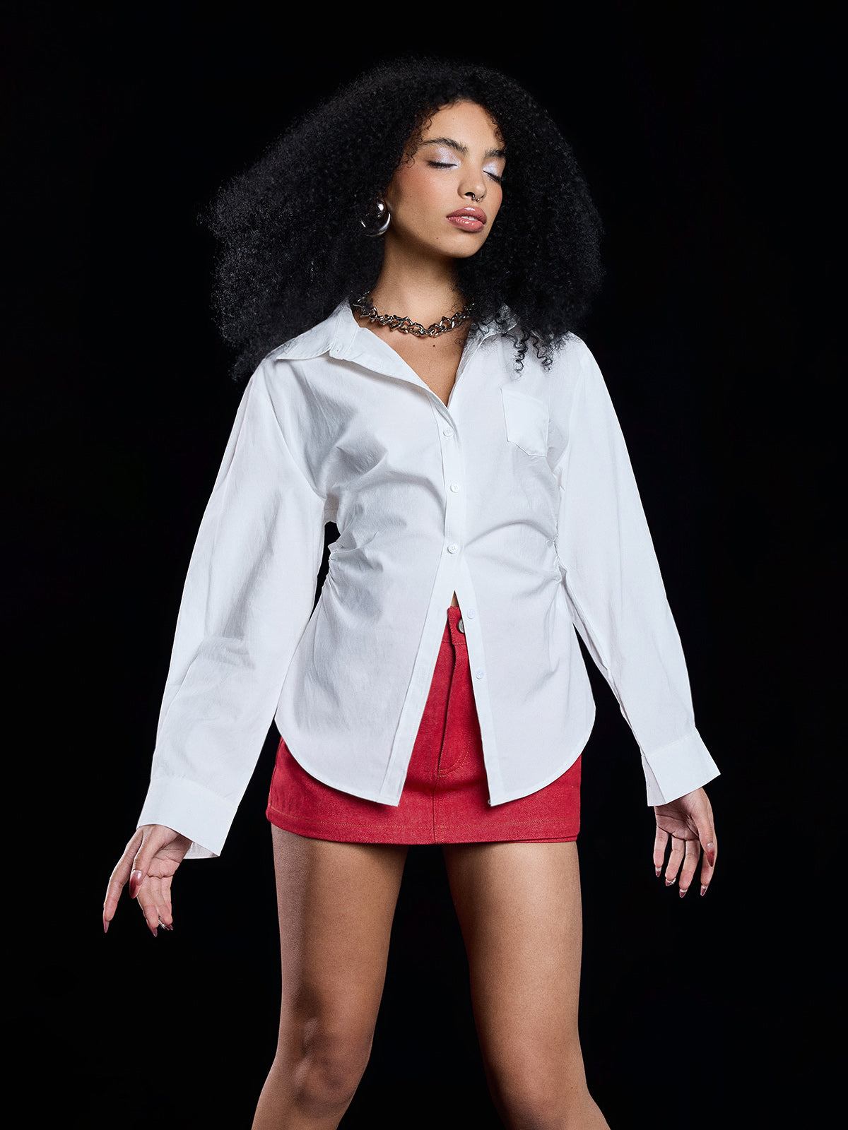 Dean’s List Waist Shirt – Paper White