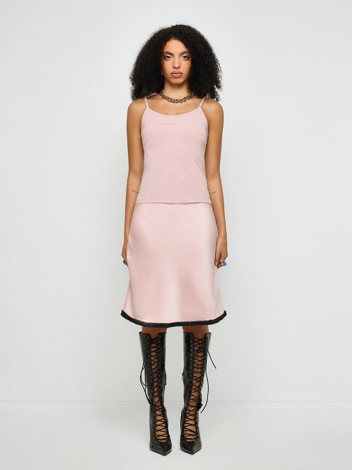 Almost Angel Cami Top – Blush Pink