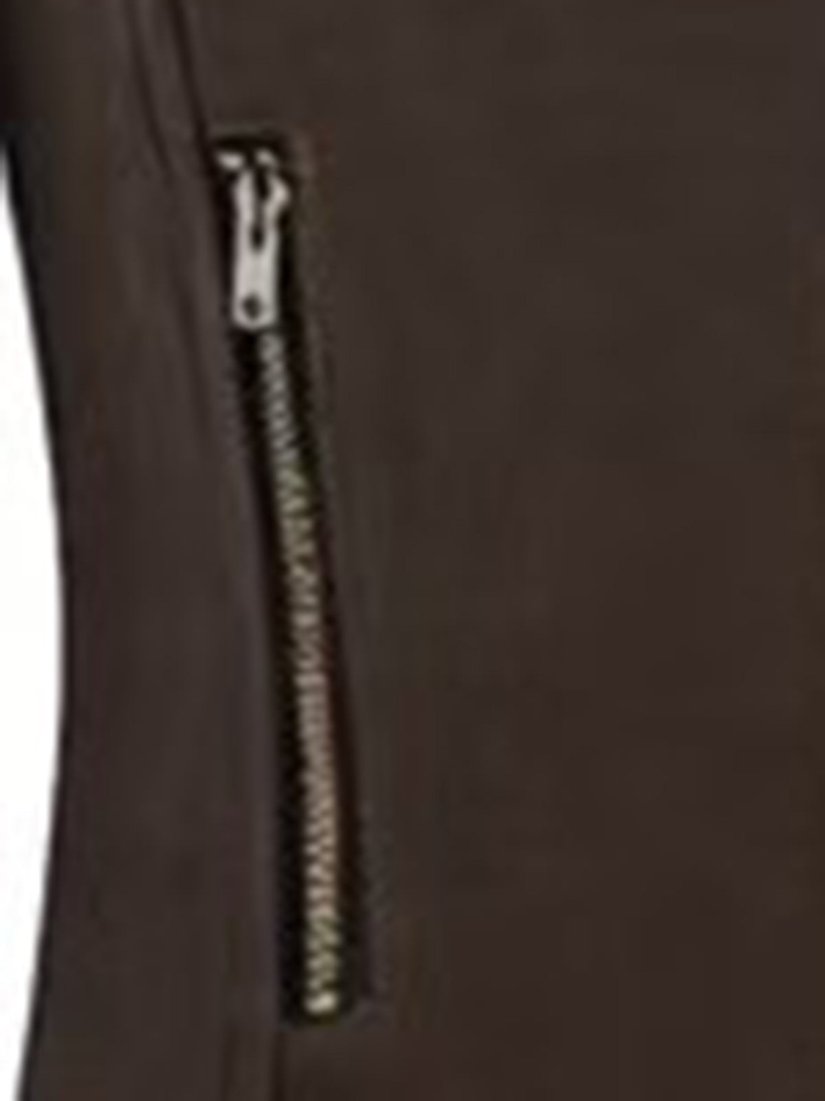 Evening Frame Leather Jacket – Chestnut Brown