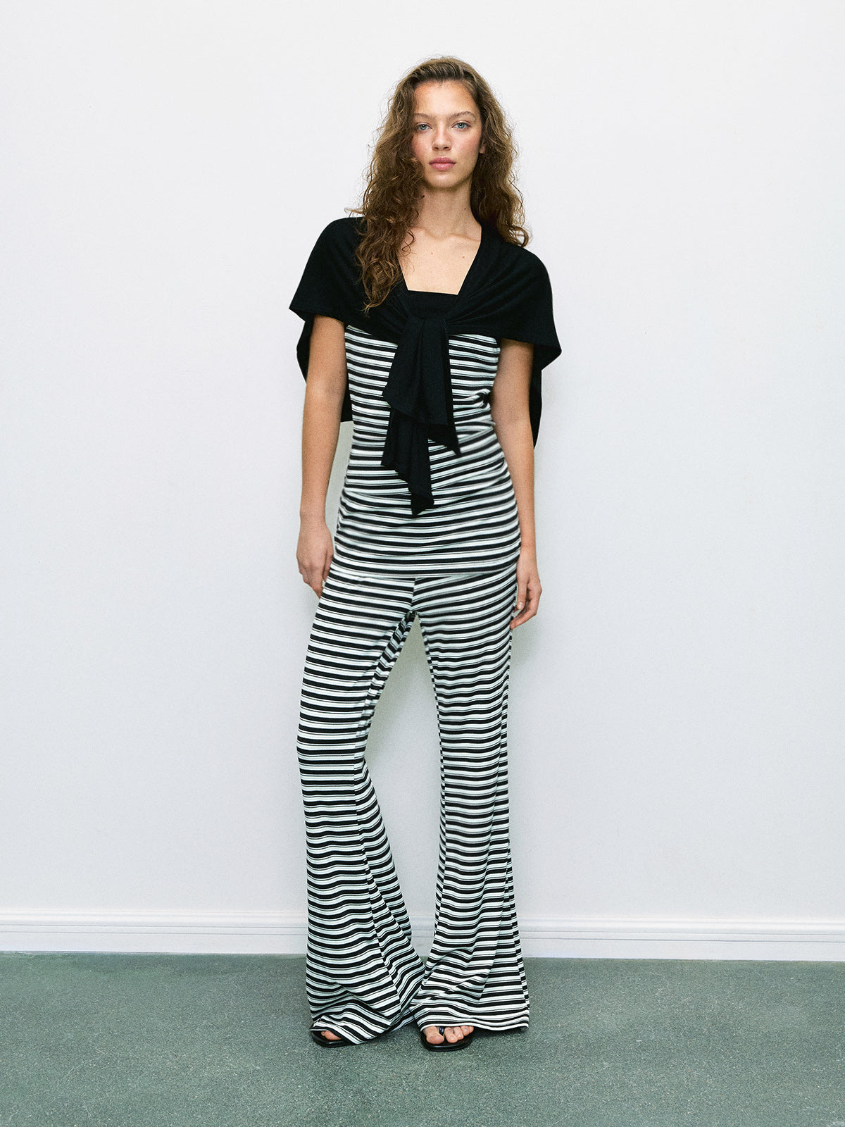 Brick Lane Check Plaid Patchwork Jumpsuit Set - Mono