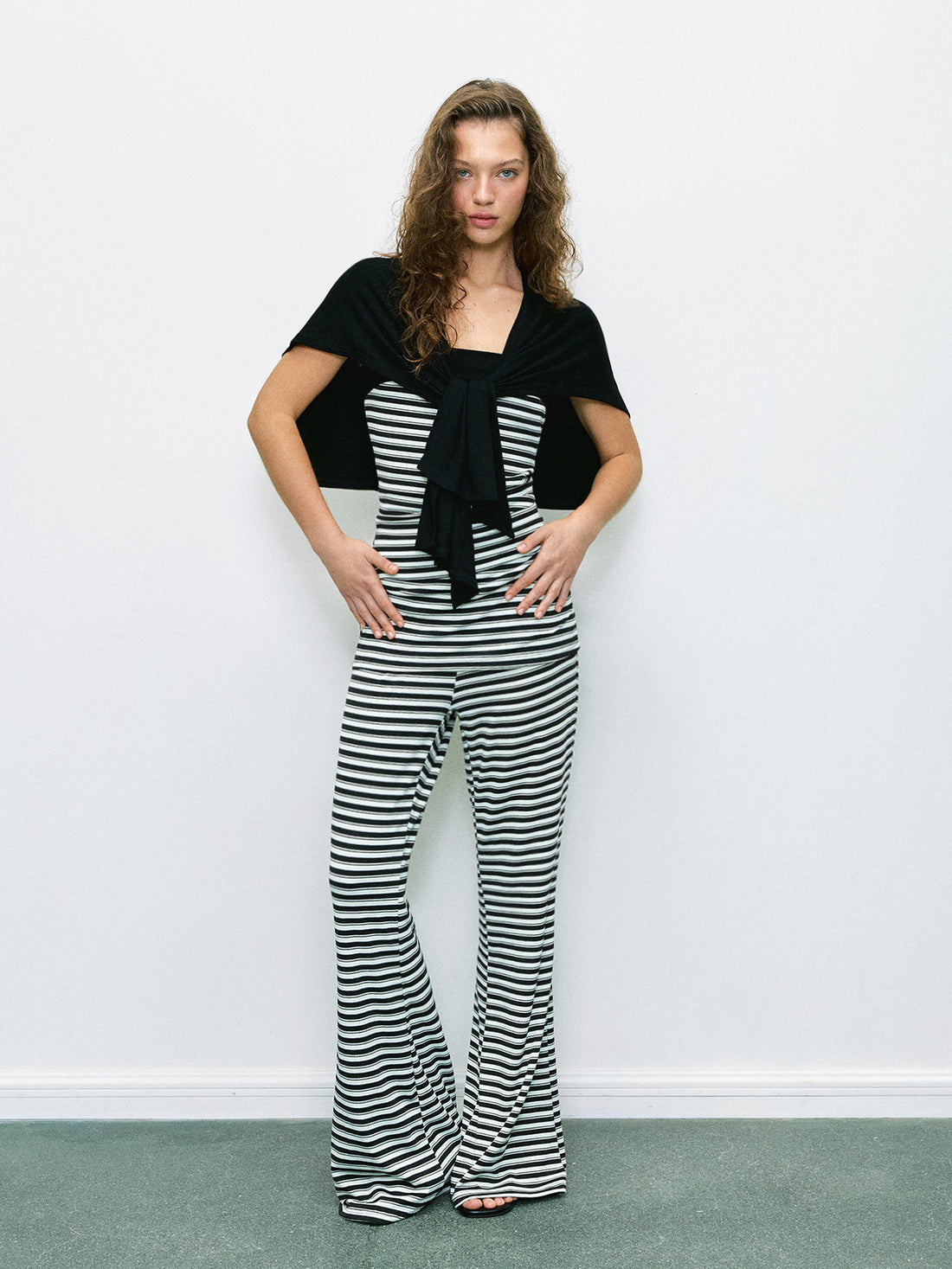 Brick Lane Check Plaid Patchwork Jumpsuit Set - Mono