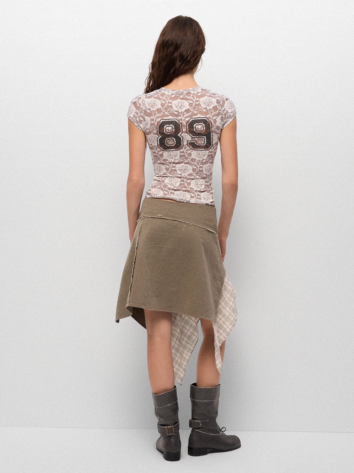 Match Point Lace Tee – Mist Court