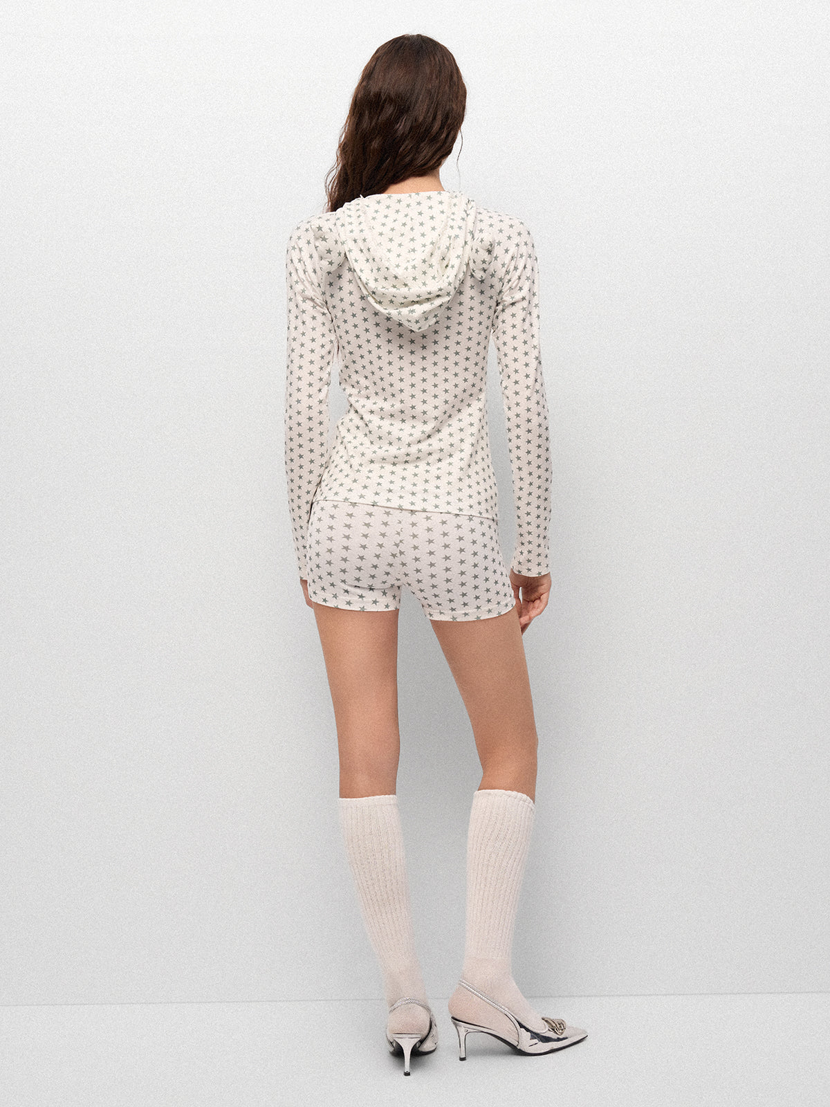 Star Whisper Cloud Set Hoodie – Matcha White