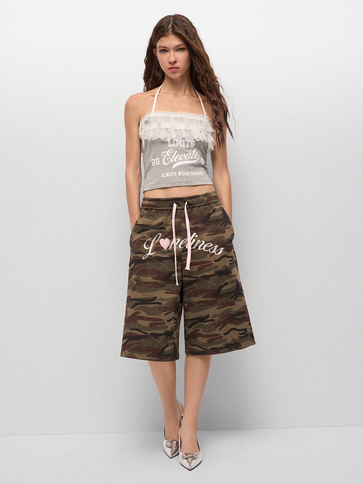 Back Row Shorts – Camo Love