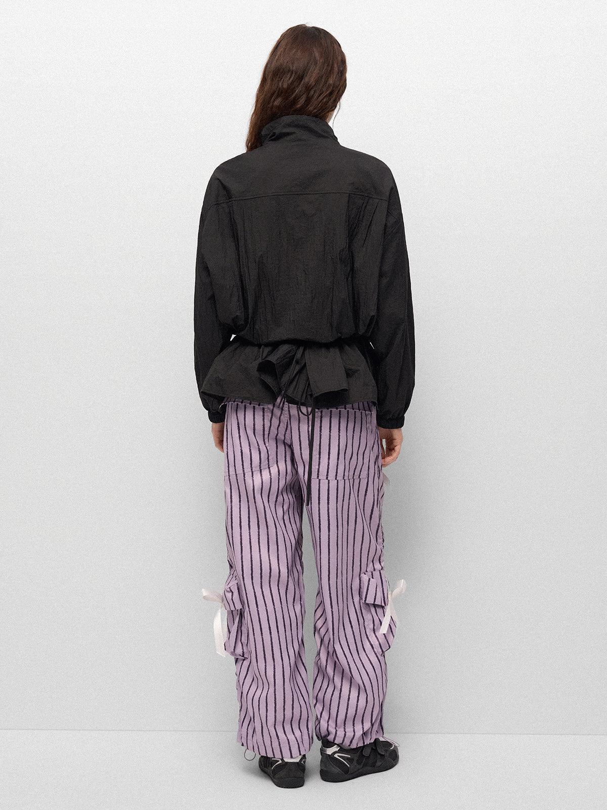 Pullcord Play Windbreaker Jacket – Matte Black