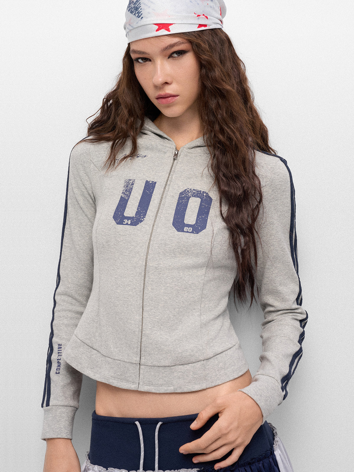 Playbook Patch Hoodie – Cloud Marl