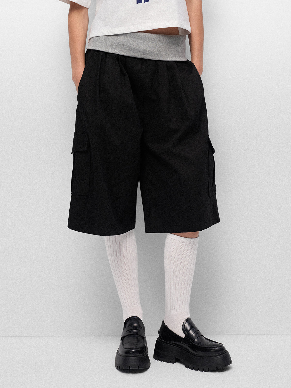 Mixed Tape Lounge Shorts – Charcoal Mix