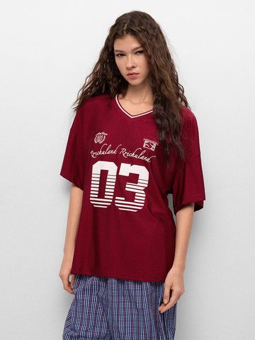 Crush Cam Game Tee – Varsity Red