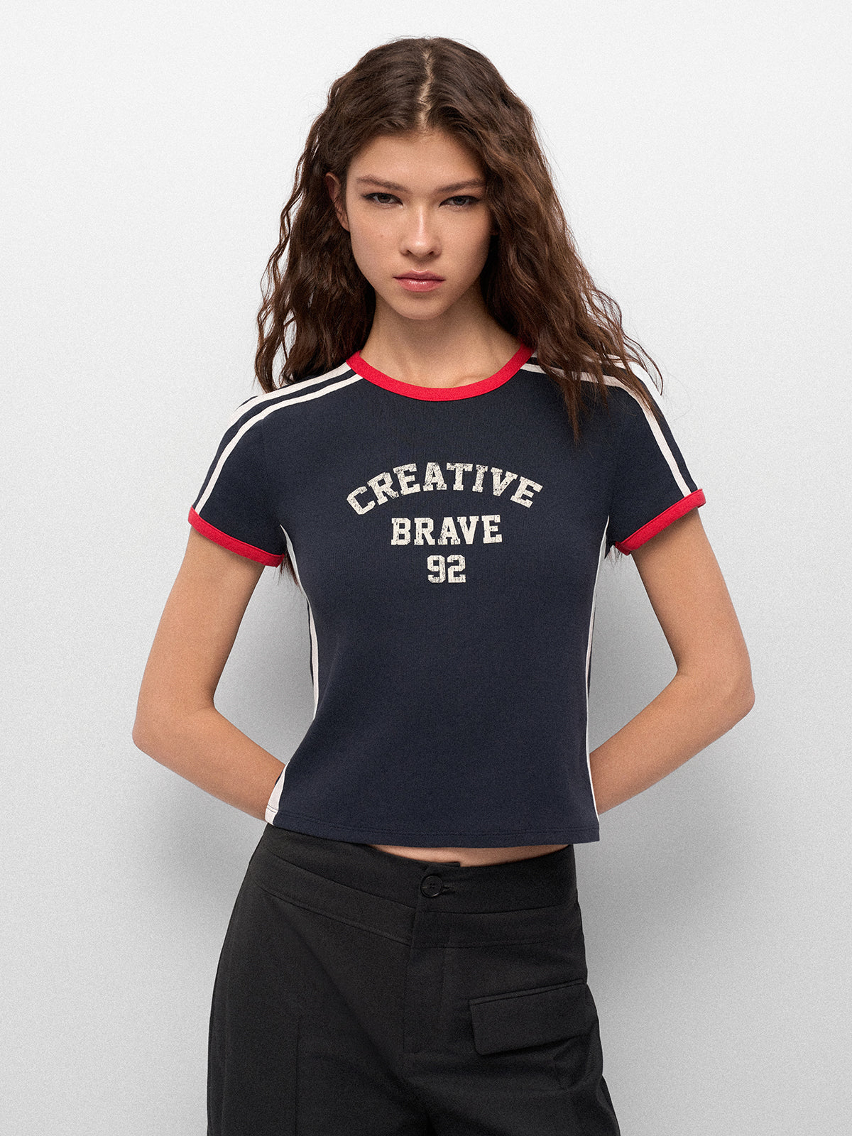 Practice Loop Tee – Navy Rush