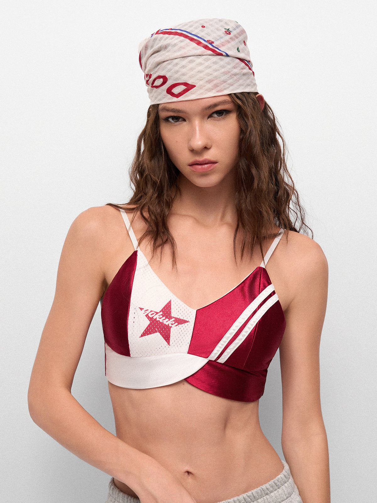 Star Caller Power Bra Top – Victory Red