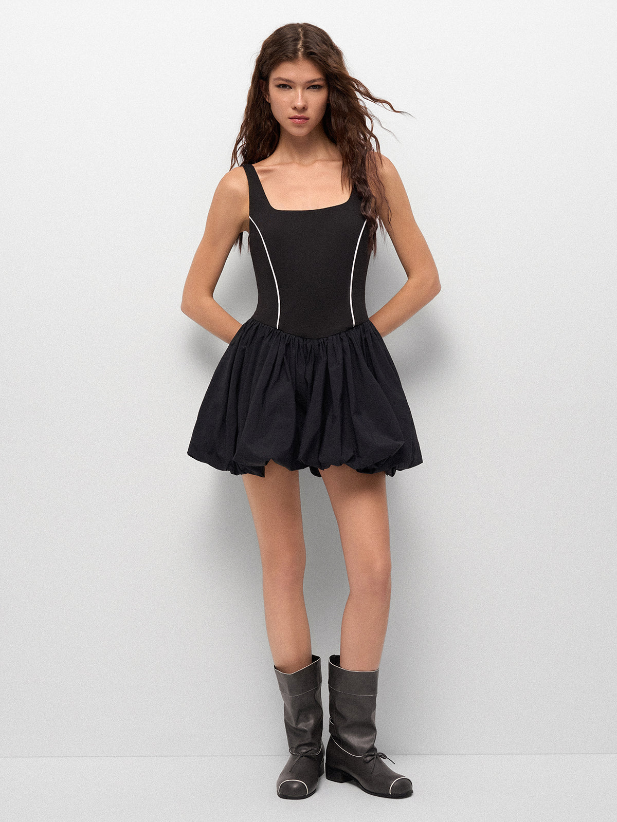 Spinserve Knit Dress – Midnight Court