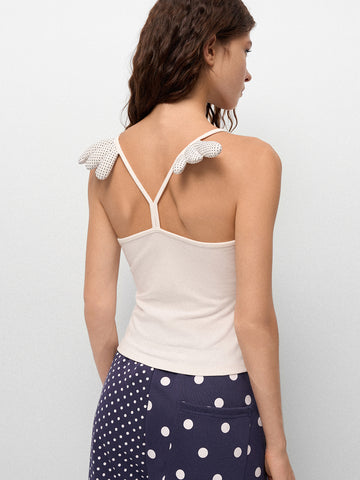 Flap Flap Float Float Cami Top – Cloud White