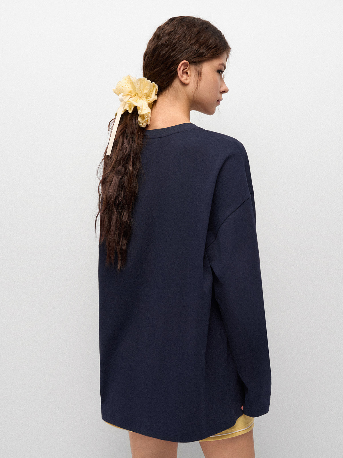 Echo Loop Longsleeve Tee - Midnight Ink