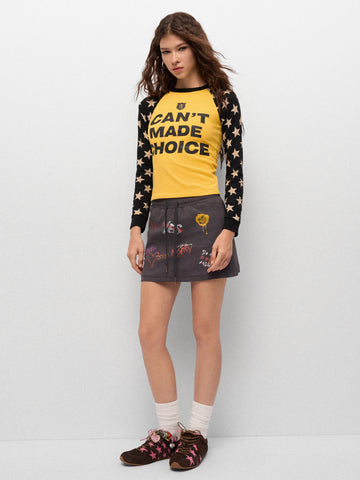 Star Juggle Clash Tee - Mango Black