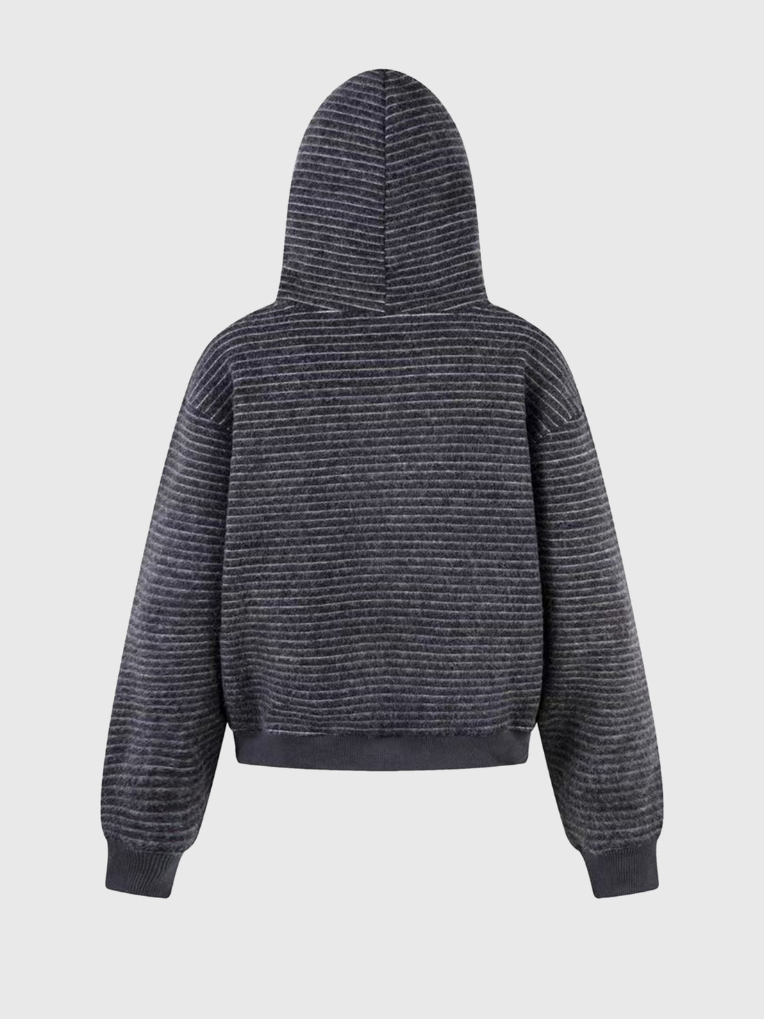 Night Hike Hoodie Sweater – Charcoal Stripe