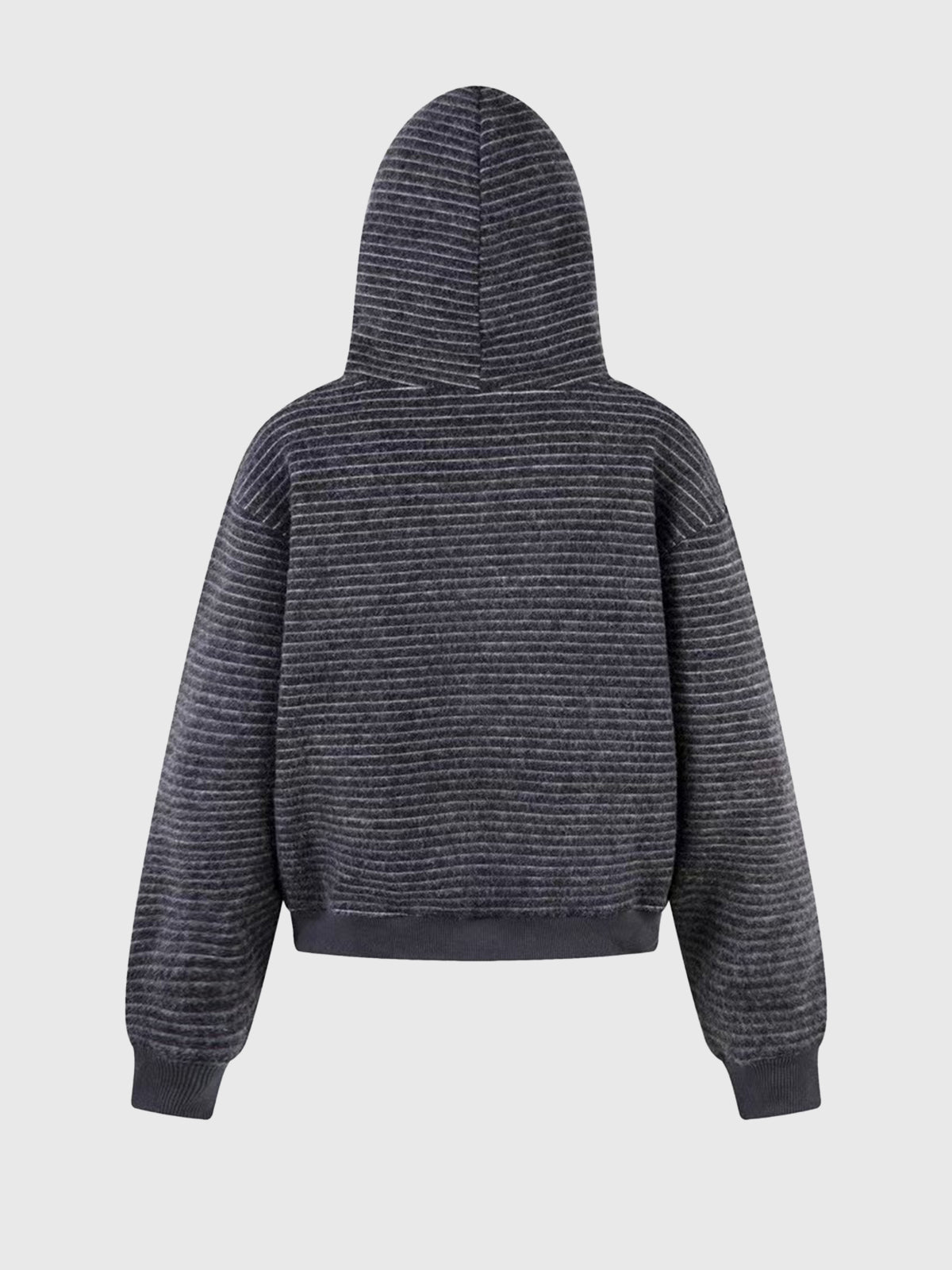 Night Hike Hoodie Sweater – Charcoal Stripe