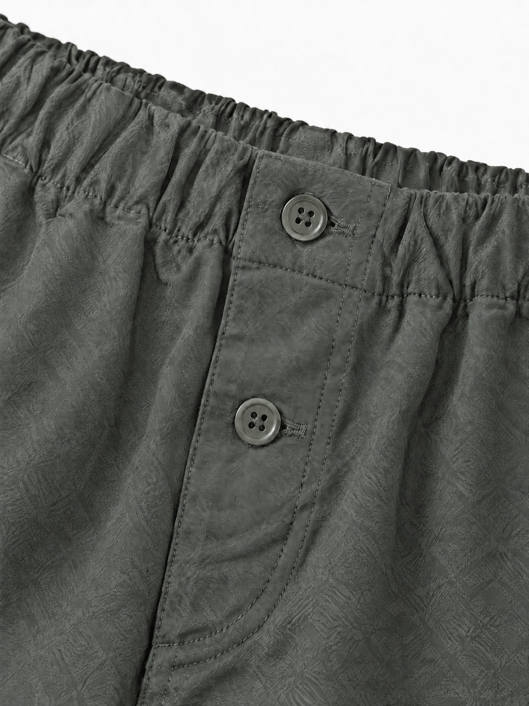 Weekday Outdoor Washed Pleated Relaxed Cargo Shorts - Grey