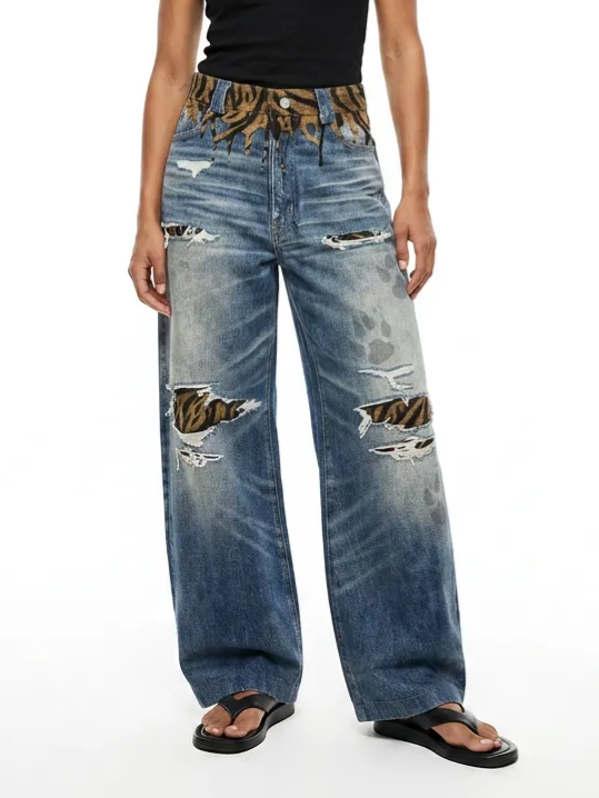 Tiger Hours Barrel Pants – Washed Blue