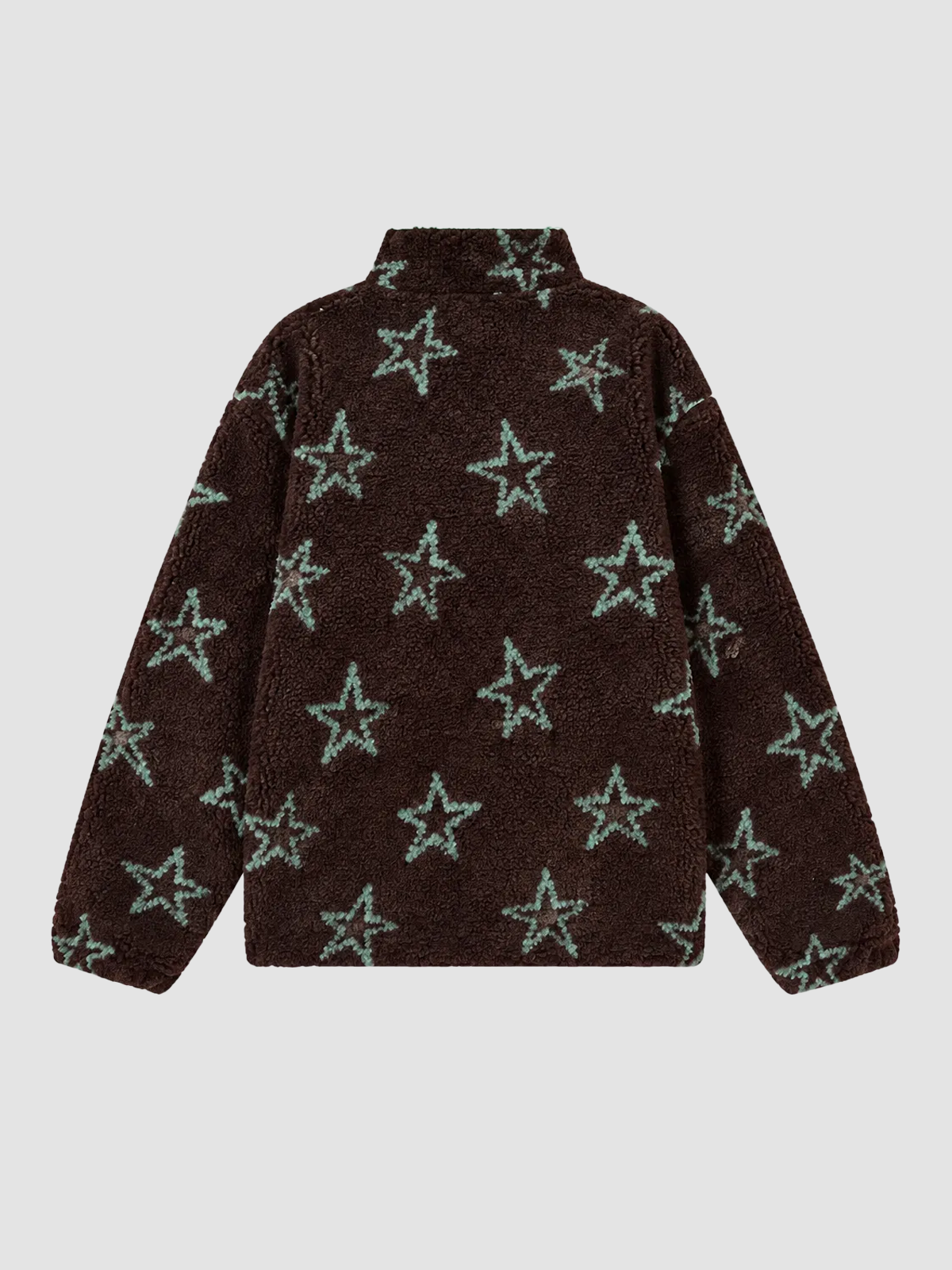 Brick Lane Leopard Print Zip-Up Hooded Jacket - Brown