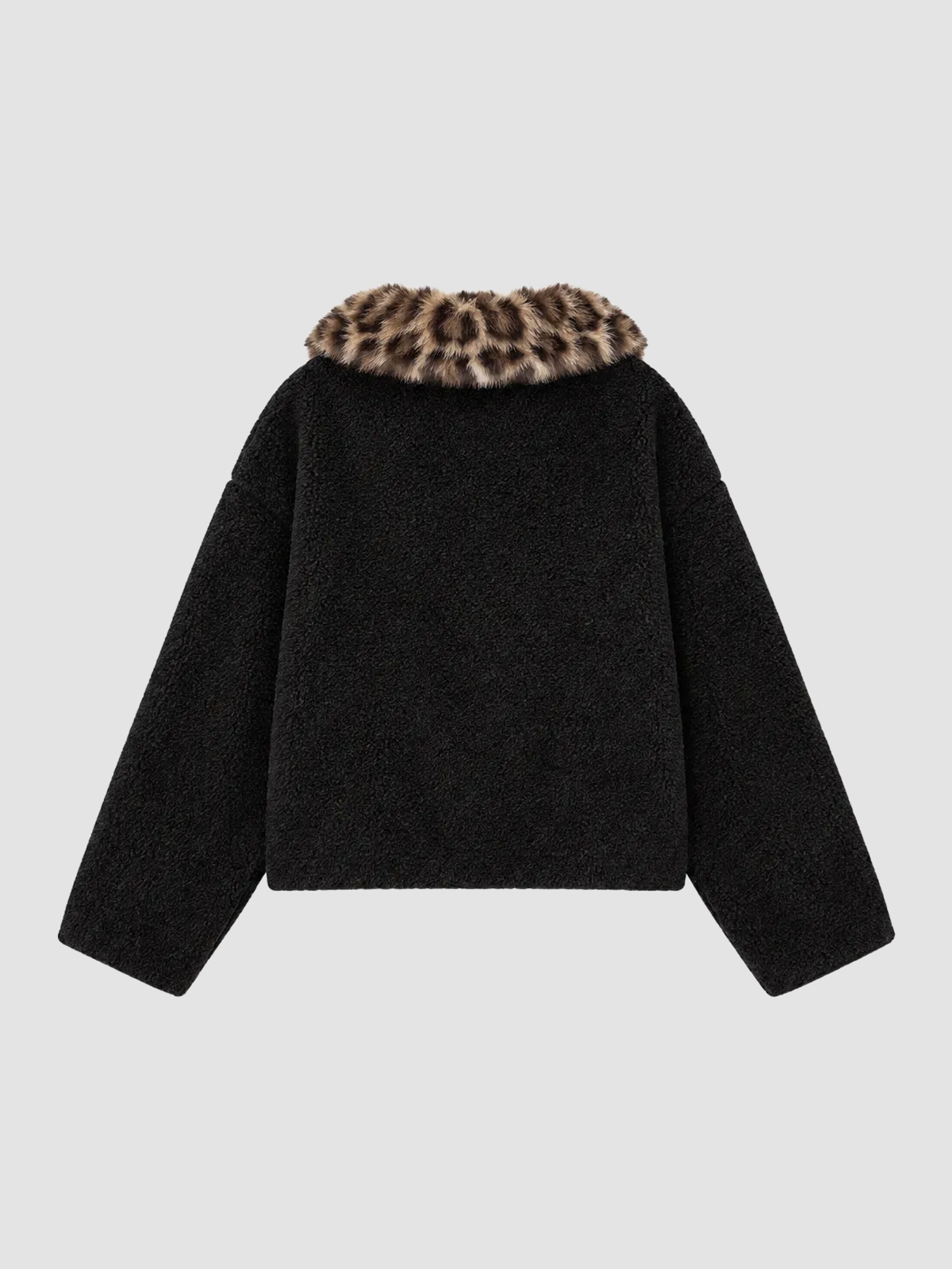 Brick Lane Graphic Print Crewneck Long Sleeve Sweatshirt - Black