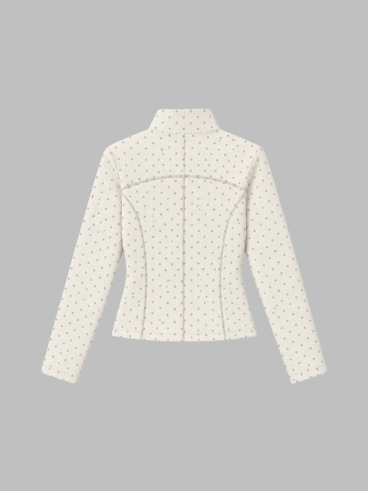 Brick Lane Turn-Down Collar Button Knit Cardigan - White