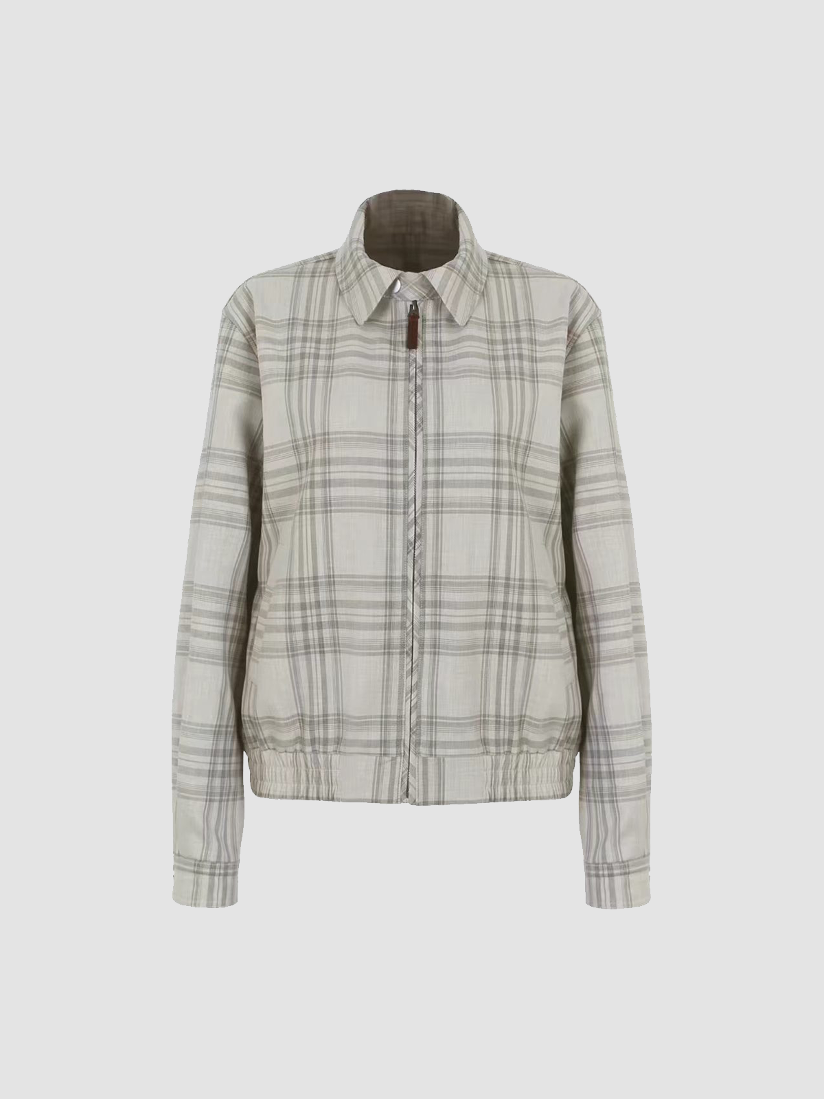 Weekday Outdoor Multi-Pocket Utility Zip-Up Jacket - Light Grey